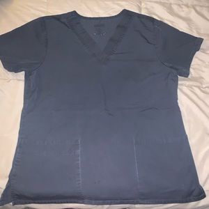Gray Scrub Top